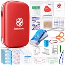 Första hjälpen Kit med viktiga akuta medicinska förnödenheter, bärbara vattentäta medicinska kit för Home Travel Camping vandring, Backpacking Med Kit för Sports College Dorm Student