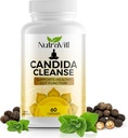 Candida Cleanse (60 kapslar) Advanced Intestinal Overgrowth Detox - Inkluderar Oregano Leaf, Wormwood, Black Walnut - Främjar Digestive Health & Regularity för kvinnor och män