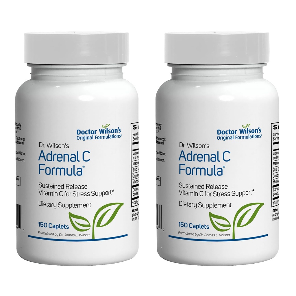 Doktor Wilsons ursprungliga formuleringar 2-pack Adrenal C Formel 150 kapell