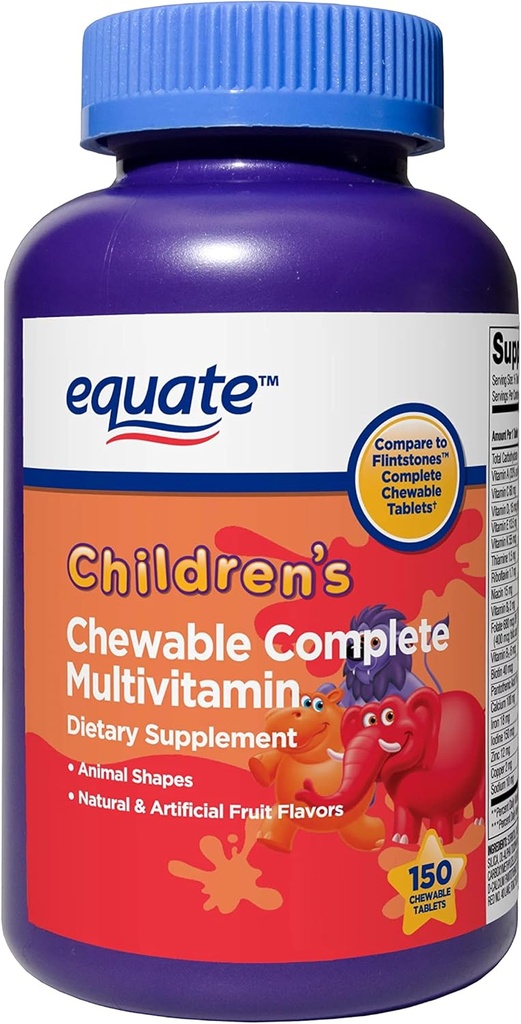 jogi Children's Chewable Complete Multivitamin Tablets Dietary Supplement, No Gluten or Lactose 150 Count