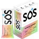 SOS Hydration Electrolyte Powder Stick Packs | Low Sugar | Snabb rehydrering | Tillverkad i USA | Keto | Rainbow Sherbert