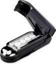 Portable Pill Cutter Splitter, Justerbar Cutter, för vitaminer, tillägg och mediciner, BPA-fri, lätt att använda