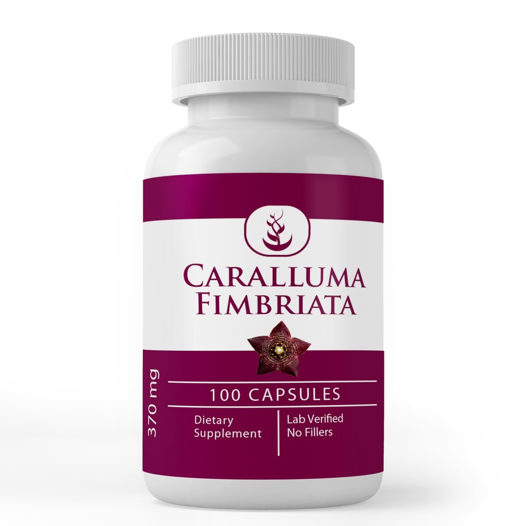 PURE ORIGINAL INGREDIENTS Caralluma Fimbriata (100 kapslar) Alltid ren, inga tillsatser eller fillers, Lab Verified