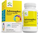 Terry Naturally Adrenaplex - Adrenal Gland Function Supplement - Glandular Support Supplement med vitamin C & B6 - Kosttillskott för att stödja hälsosam binjurfunktion - 60 kapslar