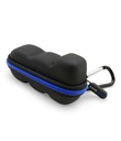 CASEMATIX Asthma Inhaler Travel Case med Lanyard och Clip-on Keychain Carabiner, Inkluderar endast Inhaler Holder Case, Black