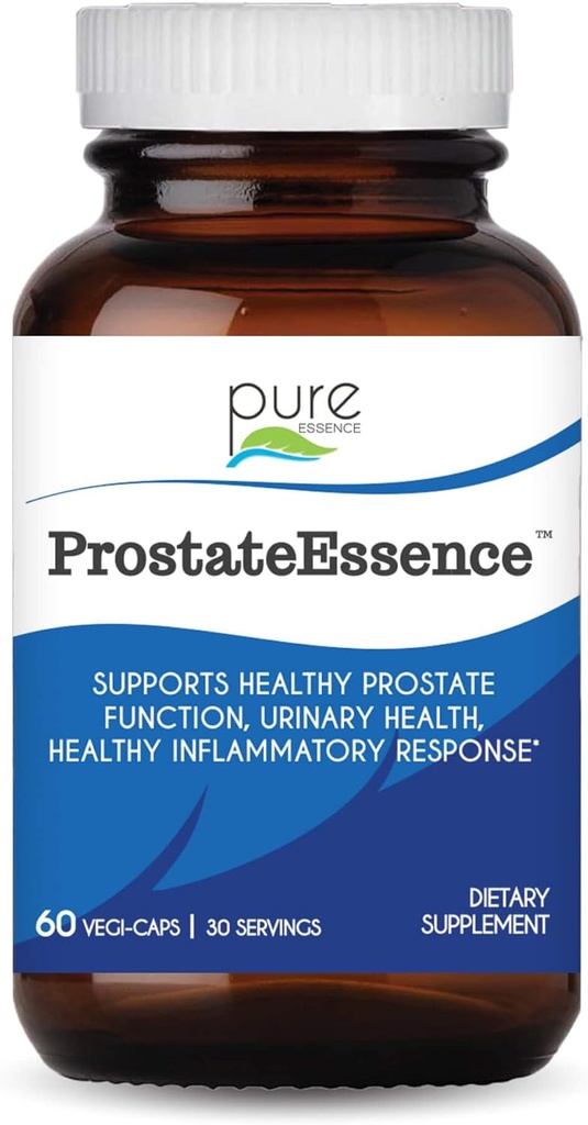 Rena Essence Labs Prostate Essence w/Vitamin D3, Selenium, Zink Supplements och More - Mens Vitaminer och Herbal Supplement för Prostate Health w/Beta Sitosterol - 60 Caps för Män