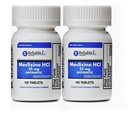 Tillförlitliga-1 Laboratories Meclizine 25 mg Generisk Bonine Motion Sickness (100 Chewable Tablets Varje (2-Pack) - Förhindra illamående, kräkningar och yrsel orsakad av Motion Sickness