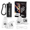 Hearprotek Concert Ear Plugs, 2Pairs Reusable High Fidelity Musician Ear Plugs for Concerts Loud Music-Noise Reduction Ear Protection öronproppar för Rave,Festival,Music,Tinnitus Relief