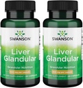 Swanson Liver Glandular 500 Milligram 60 kapslar (2 Pack)