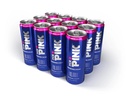 Mr Pink Original Ginseng Drink - Naturlig växtbaserade tillskott för energi och fokus, 12-Pack Liquid Boost, Rich i B-Vitaminer