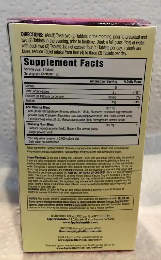 14-dagars Acai Berry Cleanse 56-Count Bottle (Pack of 3) EW@GHT