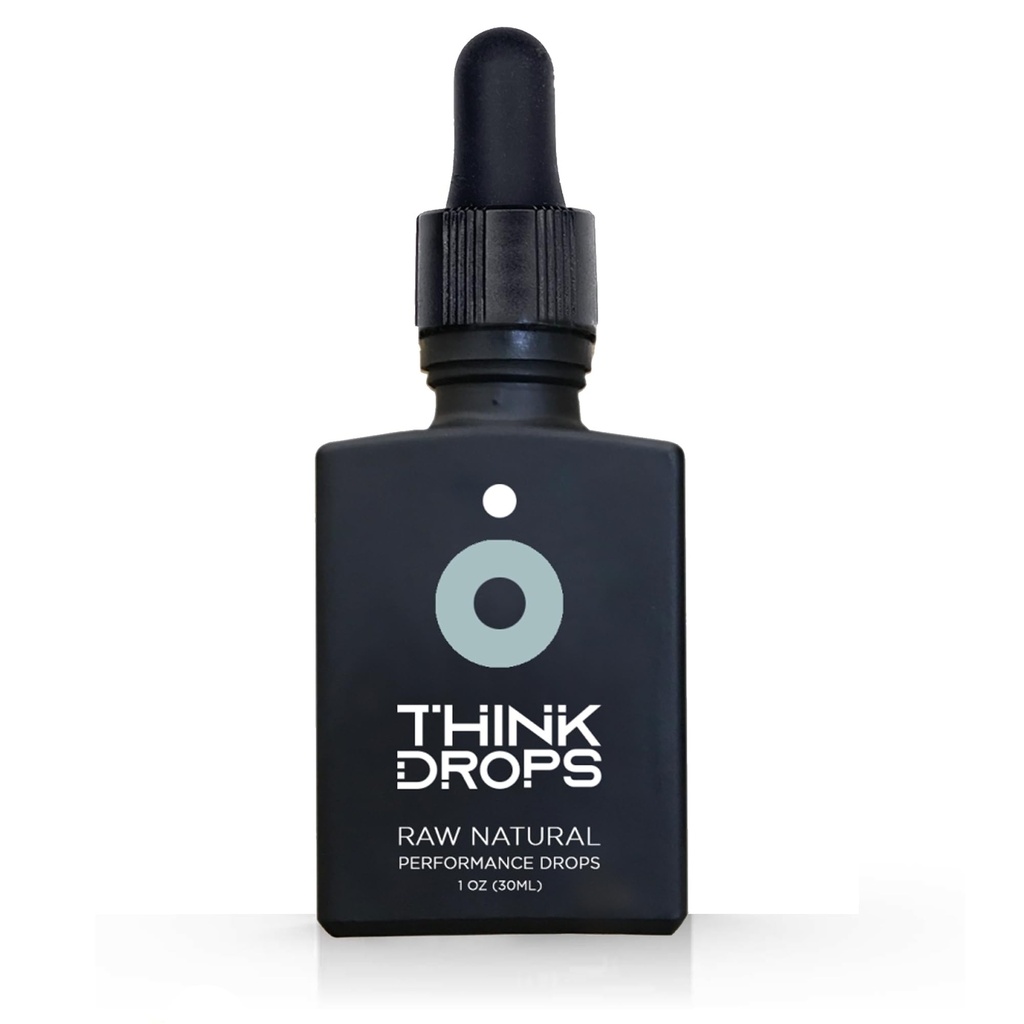DROP FX Think Drops - Fast-Absorbing L-Theanine & Ashwagandha Liquid Focus Supplement, Naturlig Nootropic för förbättrad minne och kognitiv funktion