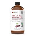 Komplett naturliga produkter Uric Acid Complete - 16oz Liquid Supplement för att stödja urinsyra rengöring, njurhälsa och cirkulation med Apple Cider Vinegar, Tart Cherry och Beet Root.