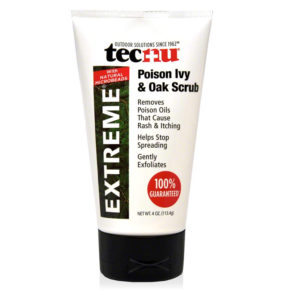 Tecnu Extreme Poison Ivy och Oak Scrub, tar bort giftiga växtoljor som orsakar Rash och Itching, Vita 4 Ounces