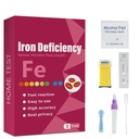 Iron Deficiency Test Kit, lämplig för barn och vuxna, at-Home Iron Test Kit för Anemi. Järntestkit för snabba svar och korrekta resultat