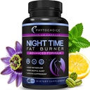 Night Time Fat Burner - Weight Loss Diet Pills med Magnesium Melatonin CLA L-Carnitine som arbetar på natten, Appetite Suppressant, Carb Blocker, Nighttime Metabolism Booster för kvinnor och män 60 Caps.