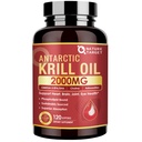 NATURE TARGET Krill Oil 2000 mg med Omega-3 EPA & DHA med Astaxanthin Supplement, Choline - Stöder Hjärta, Hjärna, Gå med, ögonhälsa, icke-GMO, Gluten Free, 120 Softgels (60 portioner)