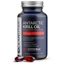 100% Pure Organic Krill Oil 1000mg, 60-Day, Omega 3 Supplement, Högsta koncentration 56% Fosfolipider, Vild Fångad, Hållbar Spårbar Antarktis Omega 3, Astaxanthin, Hjärta, Ingen fiskolja
