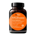 Inbjude Health Krill Oil Advanced - Stöder kardiovaskulär och hjärnhälsa - Supplies EPA, DHA, Astaxanthin och Omega-3-fosfolipider - 60 kapslar
