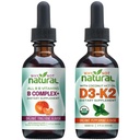 Varför inte naturlig vitamin B-komplex och organisk vitamin D3K2 flytande droppar