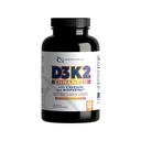 D3K2 Förbättrad med Calcium & BioPerine® - 5000 IE Vitamin D3 + 100 mcg Vitamin K2 MK-7 - En gång-Daily Formel, 60 kapslar