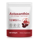 Astaxantintillskott, stöder öga, gemensam, inre cirkulation, hudhälsa, astaxanthina antioxidanttillskott (1Bag120P)