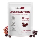 Daiasns Astaxanthin 12mg, Astaxanthin Antioxidant Supplements Supports Eye, Joint, Intern Circulation and Skin Health - Non-GMO,120 Softgels - 4 Month Supply