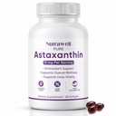 NutraWell Astaxanthin 12mg, med Coconut Oil, Antioxidant Support Supplement, Non-GMO, Gluten Free, 60 Softgels