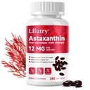 Astaxanthin 12mg | 240 Softgels | Premium Astaxanthin Antioxidant Supplements with Antioxidant Activity | Astaxanthin from Haemotococcus Pluvialis Algae | Stöder Eye, Hud, Immune System Health