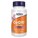 NOW Supplements, CoQ10 30 mg, Pharmaceutical Grade, All-Trans Form producerad av Fermentation, 60 Veg Capsules