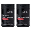 Sports Research® Eye Support - 20mg Lutein + 4mg Zeaxanthin Made med Lute-Gen® och 6mg Astaxanthin Supplement från Icelandic Astalif (120 Softgels Varje)