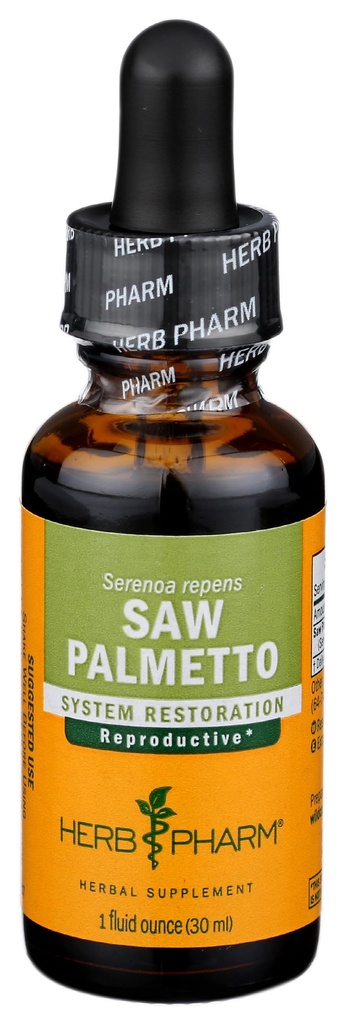 Herb Pharm Saw Palmetto Berry Liquid Extract för Prostate Support - 1 Ounce (DSAW01)