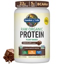 Garden of Life Protein Powder, Vegan Protein Powder, BCAA, Probiotics & Digestive Enzymes, Gluten & Lactose Free, Chocolate, 1,5 LB