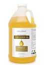 velona Cod Liver Oil - 64 Fl Oz | 1,000A/100D IU/g Omega 3 Vitamins A & D3 | Norwegian Arctic Sustainably Sourced Nordic Oil | Hair, Body and Skin Care | Use Today - Enjoy Results