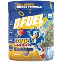 G bränsle Sonic 2.0 Energidryckspulver, Pre Workout Caffeine Mix för spel, Sugar Free Focus Amino, Vitamin + Antioxidanter, 9.8oz (Peach Ring Candy, 40 Servings)