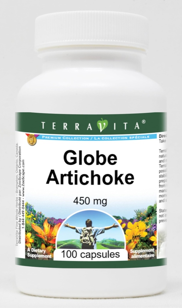 Globe Artichoke - 450 mg (100 kapslar, ZIN: 520262)