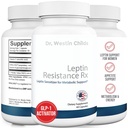 Dr Westin Childs | Leptin Resistance Rx - Natural Leptin Sensitizer Support Supplement för kvinnor för sköldkörtel, metabolisk hälsa, vitalitet, energi, fokus med glykosaminoglykaner, vitamin C - 60 ct