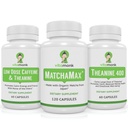 VitaMonk Matcha, Low Dose Caffeine och Theanine Bundle - Calm, fokuserad energi utan Jitters