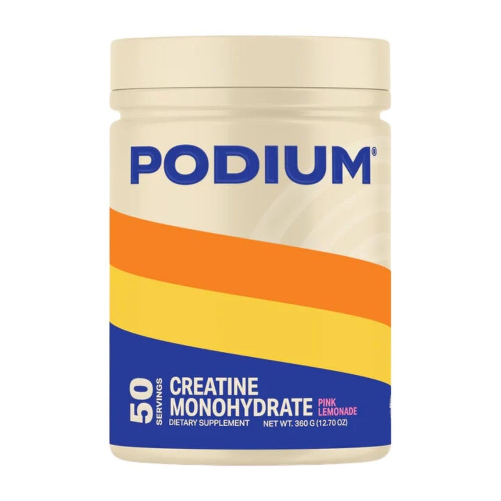 Podium Nutrition, Solos | Kreatinmonohydrat, 50 portioner, rosa Lemonade, öka atletisk prestanda