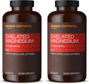 Element - Chelated Magnesium, 240 tabletter, 270 mg per portion, som Magnesium Glycinate Chelate, Vegan (paket med 2)