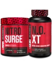 Jacked Factory Nitrosurge Shred Thermogenic Pre-Workout i Black Cherry & N.O. XT Nitric Oxide Booster för Män & Kvinnor