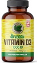 Pure Lab Vitamins Vegan Vitamin D3 1000IU, 240 Vegi-Caps Made i Kanada