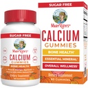 MaryRuth Organics Calcium Supplement | Sugar Free | Kalcium Gummies för kvinnor och män Ålder 14 + | Starka ben och tänder | Viktig mineral | Vegan | Gluten Free | 60 greve