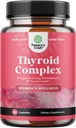 Advanced Thyroid Support för kvinnor med Ashwagandha - Adaptogen Thyroid Supplement med L Tyrosine Rhodiola och Astragalus Root - Non-GMO Balancing Herbal Thyroid Energy Women's Health Supplement