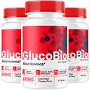 (3 Pack) GlucoBio Capsules - Officiella Gluco Bio Support Pills, Avancerad Formel för övergripande balans, GlucoBio Pills, GlucoBio Supplement, Glucovio Reviews, 90 kapslar för 3 månader