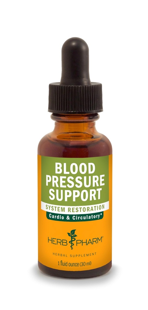 Herb Pharm Blood Pressure Support Liquid Formula för kardiovaskulära och cirkulationssystem - 1 Ounce (FLINDEN01)