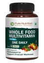 Rena näringsämnen hela mat multivitaminer för män | 90 flikar | One-A-Day | 100% RDA | 24 naturliga vitaminer och mineraler | Alla naturliga växtbaserade mäns multivitamin | 3 månaders leverans