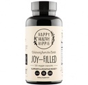 Joy-Filled Mood Support Supplement - 7 Herb Complex w / St Johns Worts (120 Ct) | Stress Relief Supplement med Rhodiola Rosea, Eleuthero | Hjälper lugna sinnet och kroppen | 100% Plant-Based Happy Pills