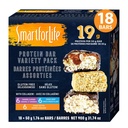 Smart for Life - High Protein, Low Sugar Bar Variety Pack, Gluten Free Caramel Almond, Chocolate & Peanut Butter Chocolate Crunchy Meal Replacement Bars arbetar med Cookie Diet Non-GMO 18ct