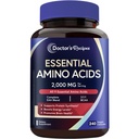 Doktorns recept Essential Amino Acids Supplement, alla 9 väsentliga aminosyror (EAA), BCAA 2:1:1, 240 Veggie kapslar